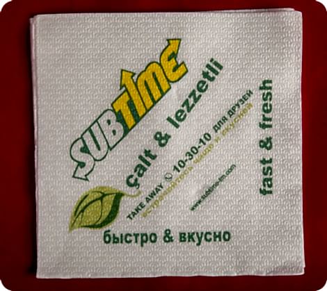 toptan logolu Peçete